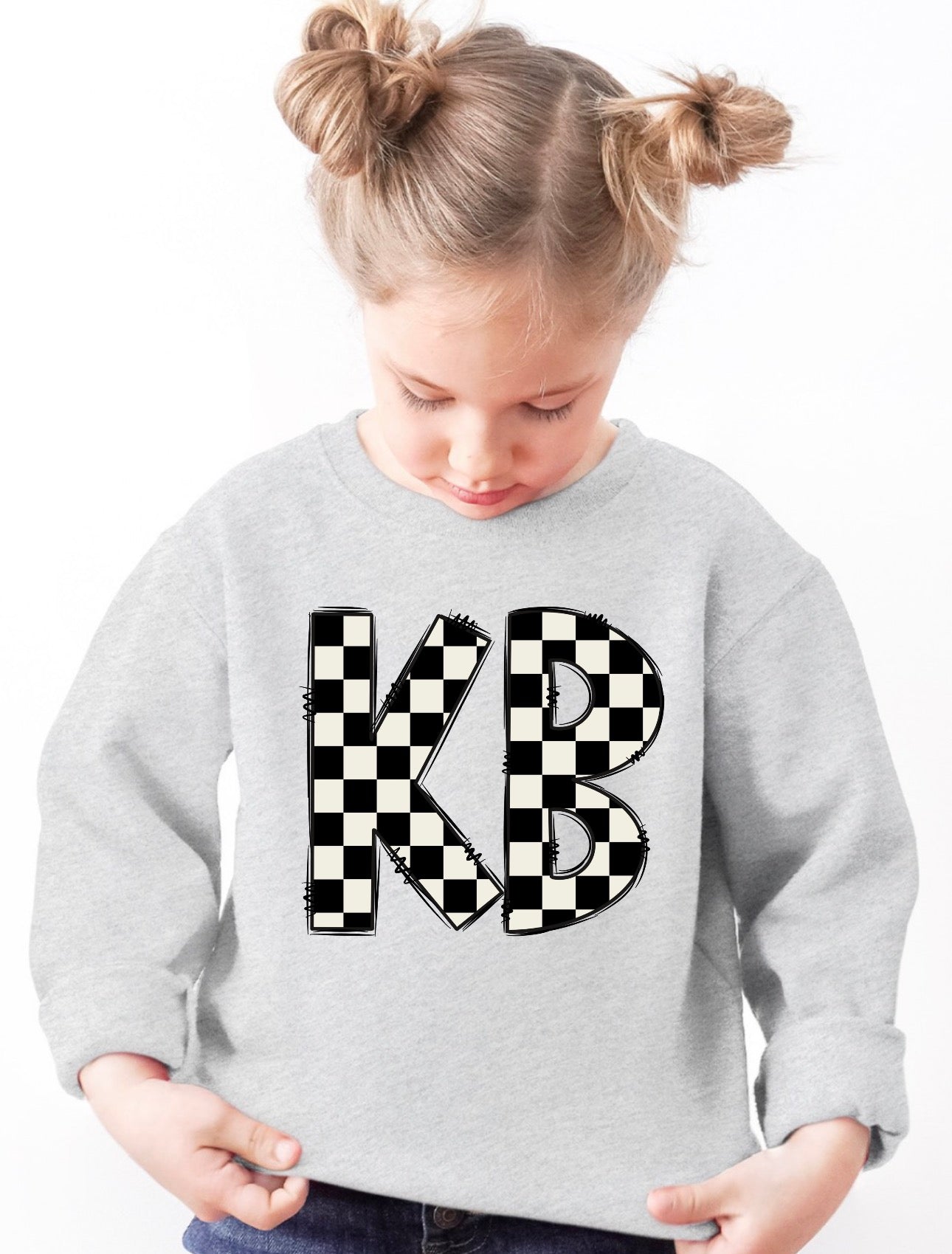 CHECKERED INITIALS