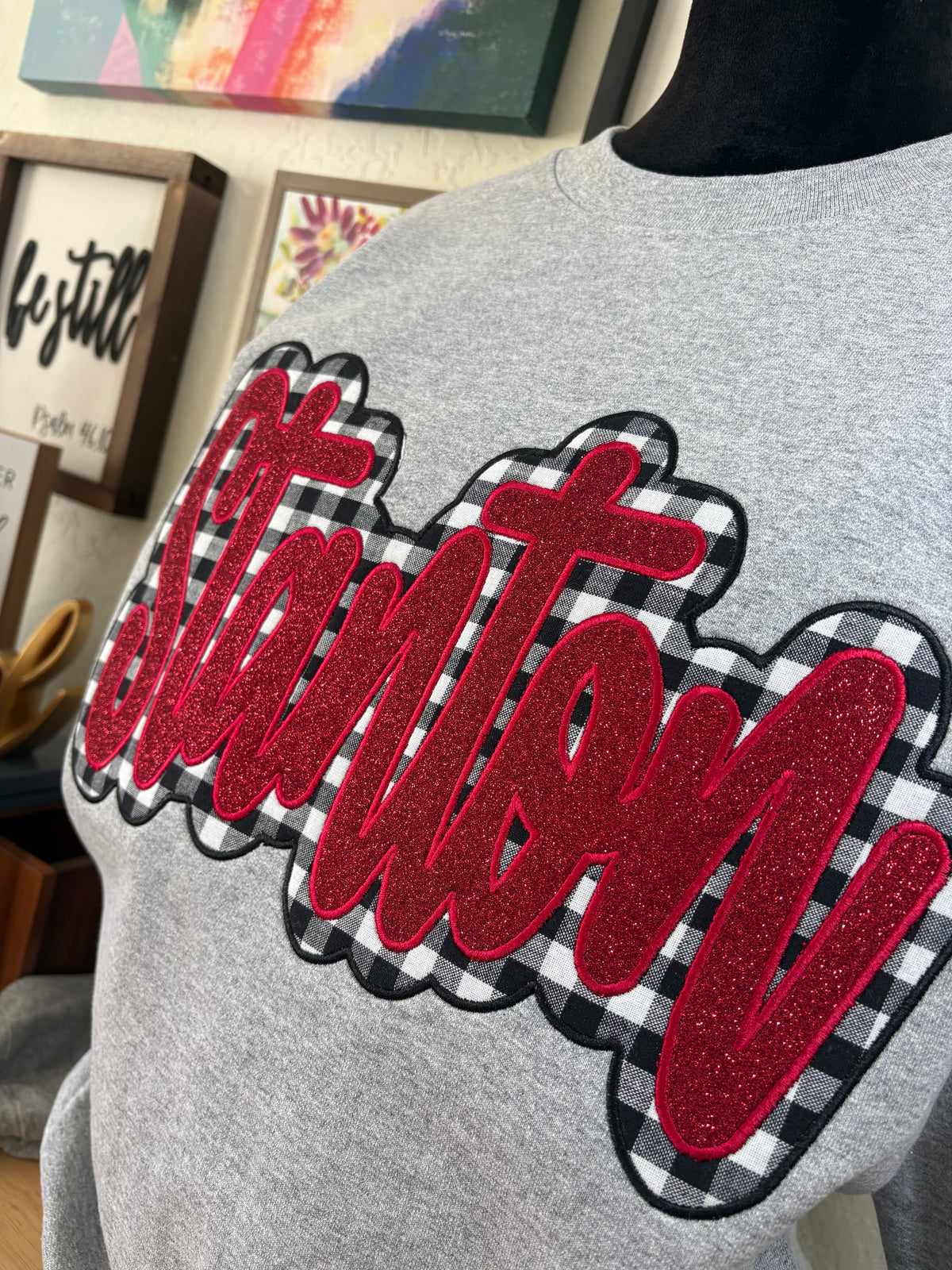 Embroidered Glitter Stanton