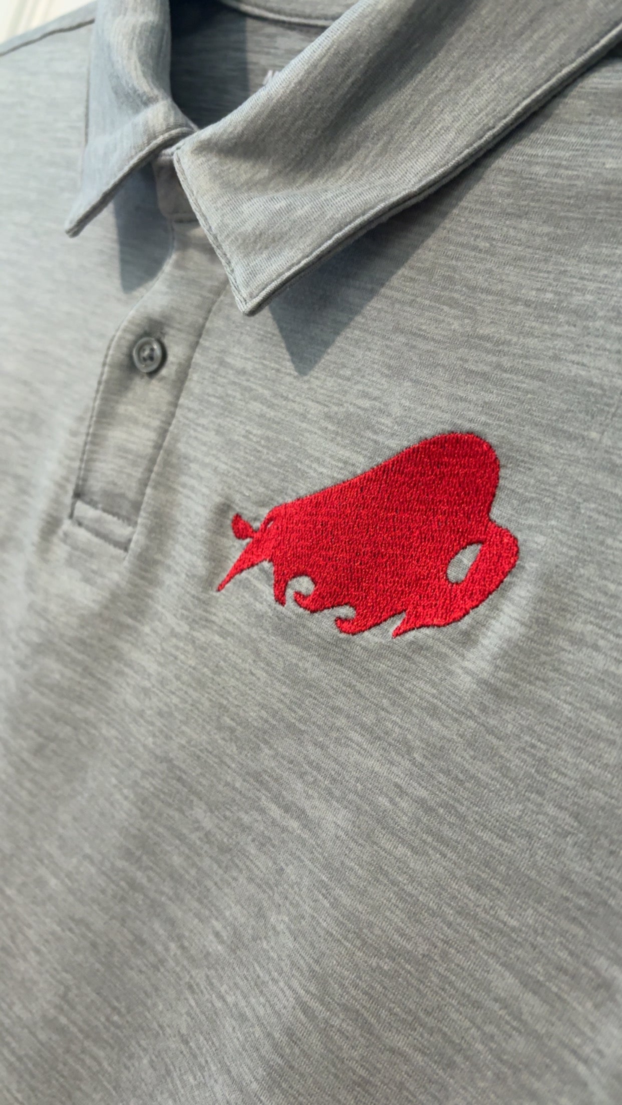 Soft Polo-Embroidered Buffalo￼(PreOrder closes July 11th)