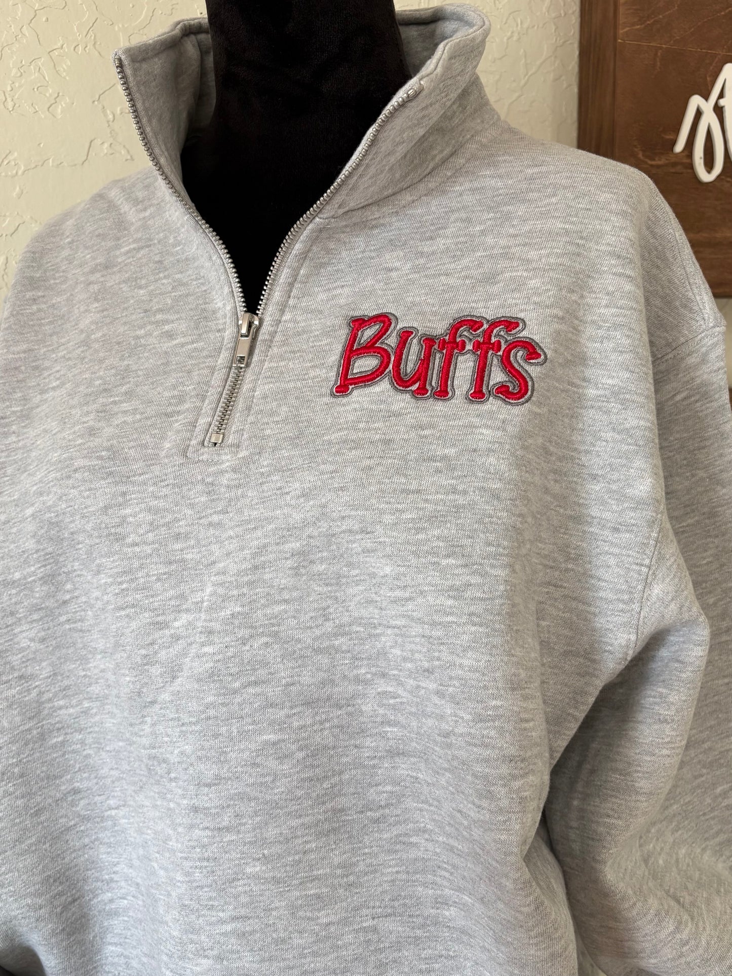 Buffs - 2 color Embroidered Quarter Zip
