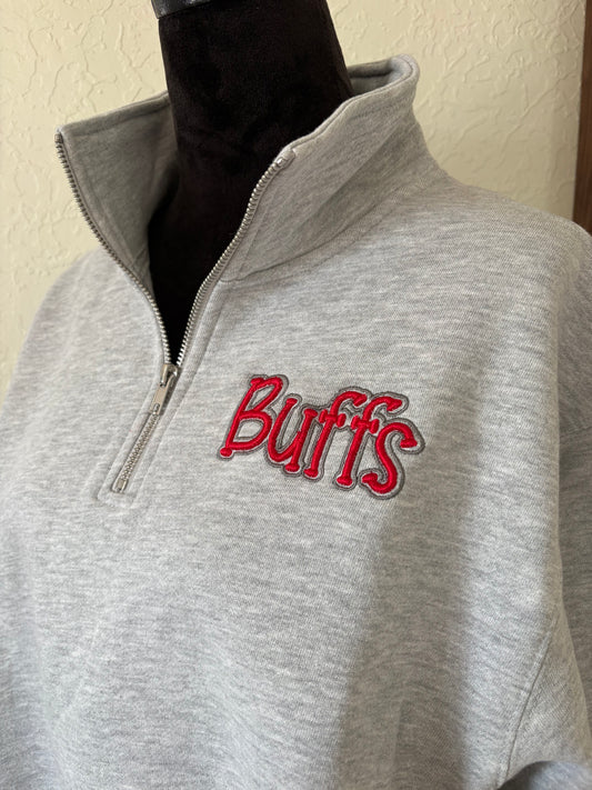 Buffs - 2 color Embroidered Quarter Zip