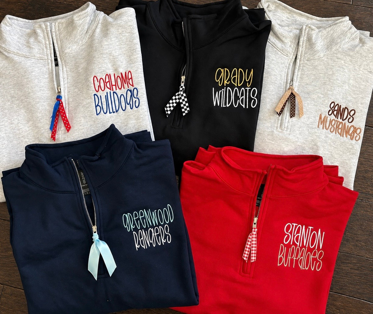 The Quarter Zip - Embroidered