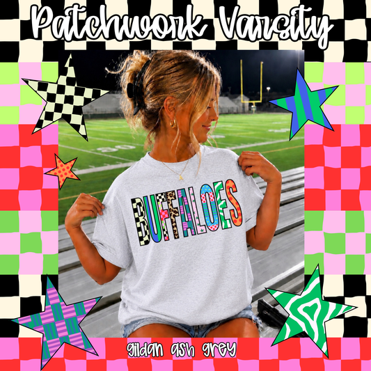 PATCHWORK VARSITY-Buffaloes