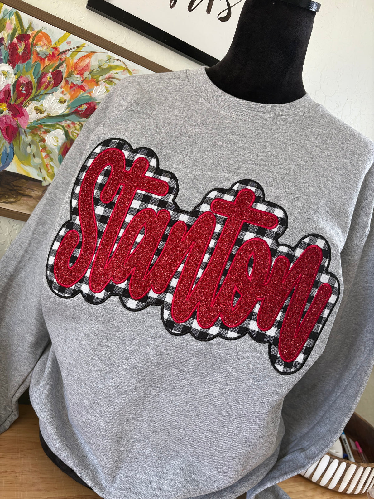 Embroidered Glitter Stanton