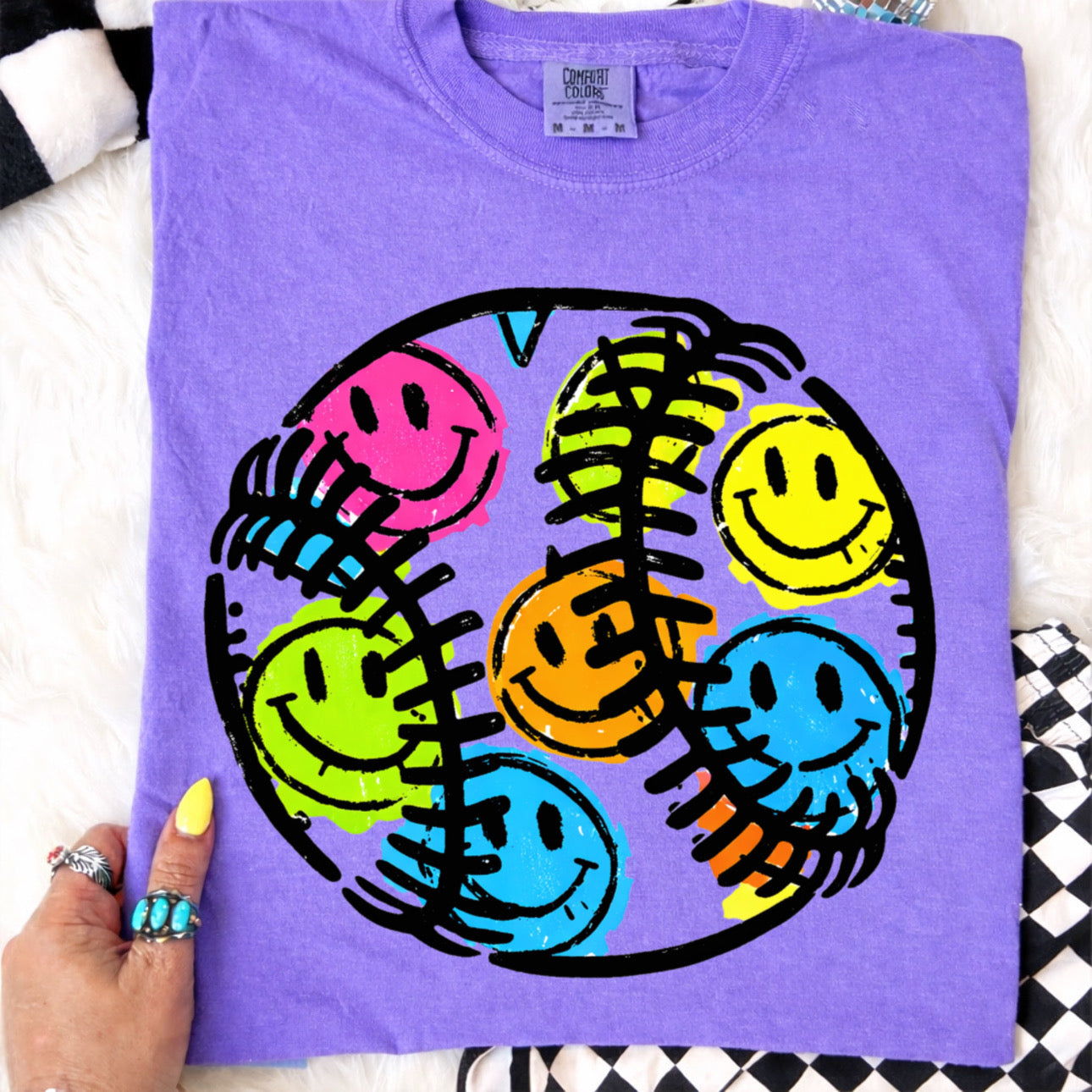 Colorful Smiley Faces  / Stars