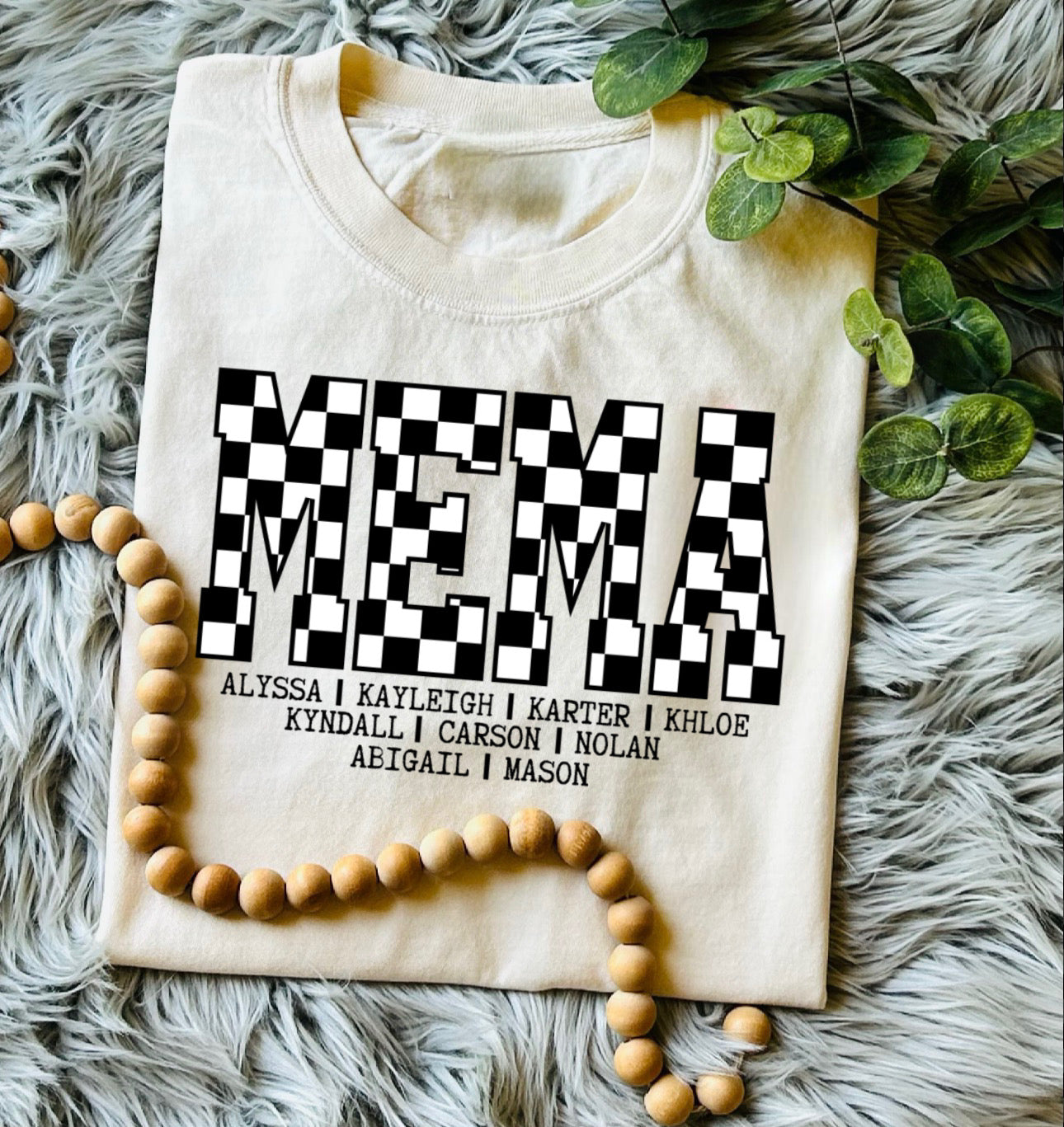Checkered Name - Custom