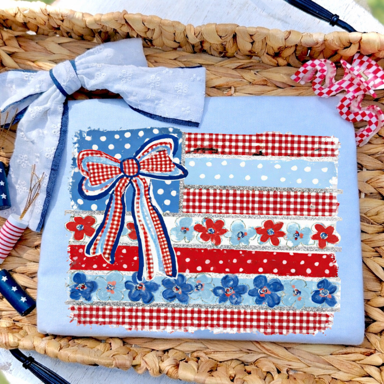 American Flag - Bow