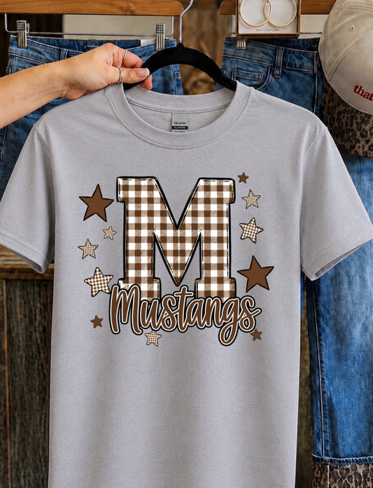 Checkered M -Sands Mustangs